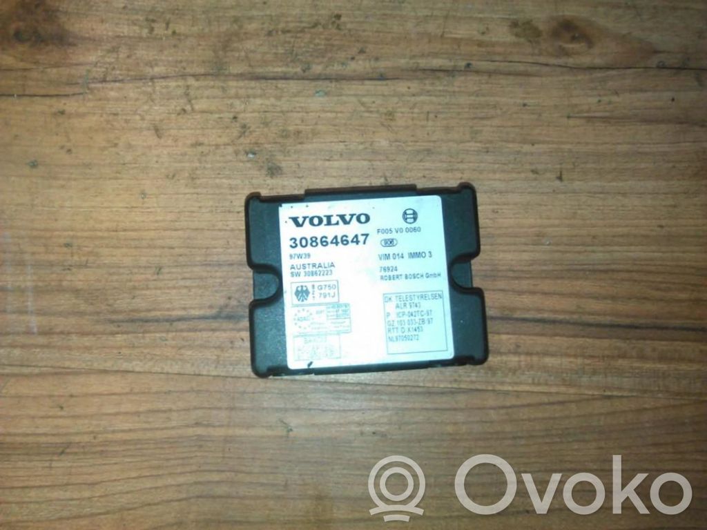 Volvo S40, V40 Centralina/modulo immobilizzatore 