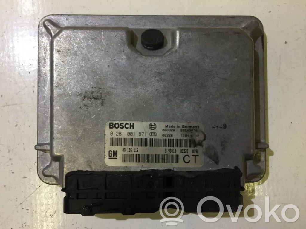 Unitate/modul de control motor   0281001871,0281001871