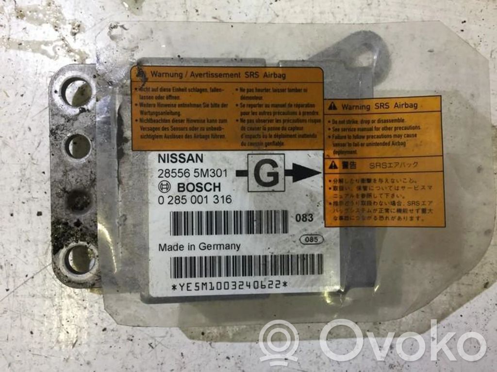 Nissan Almera N16 Unitate/modul de comandă airbaguri 