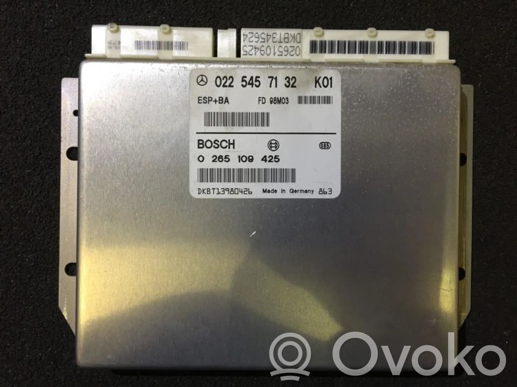 Mercedes-Benz A W168 Centralina ESP (controllo elettronico della stabilità) 