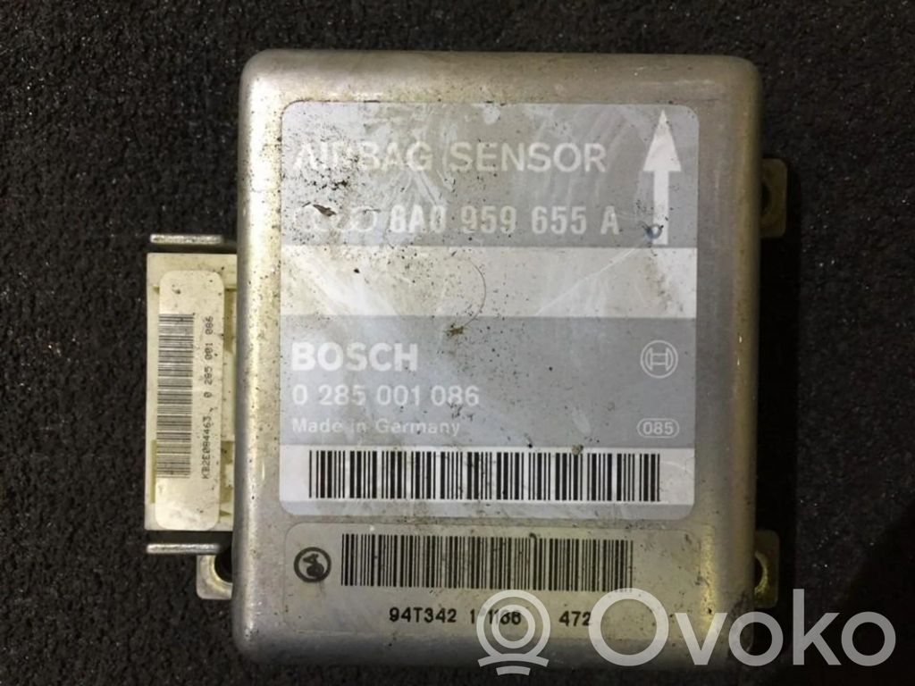Turvatyynyn ohjainlaite/moduuli   8A0959655A,0285001086,0285001086,1166,8A0959655A,94T342