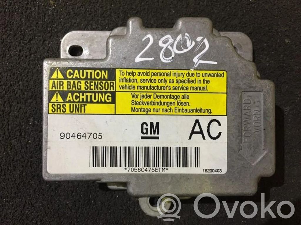 Opel Vectra B Centralina/modulo airbag 
