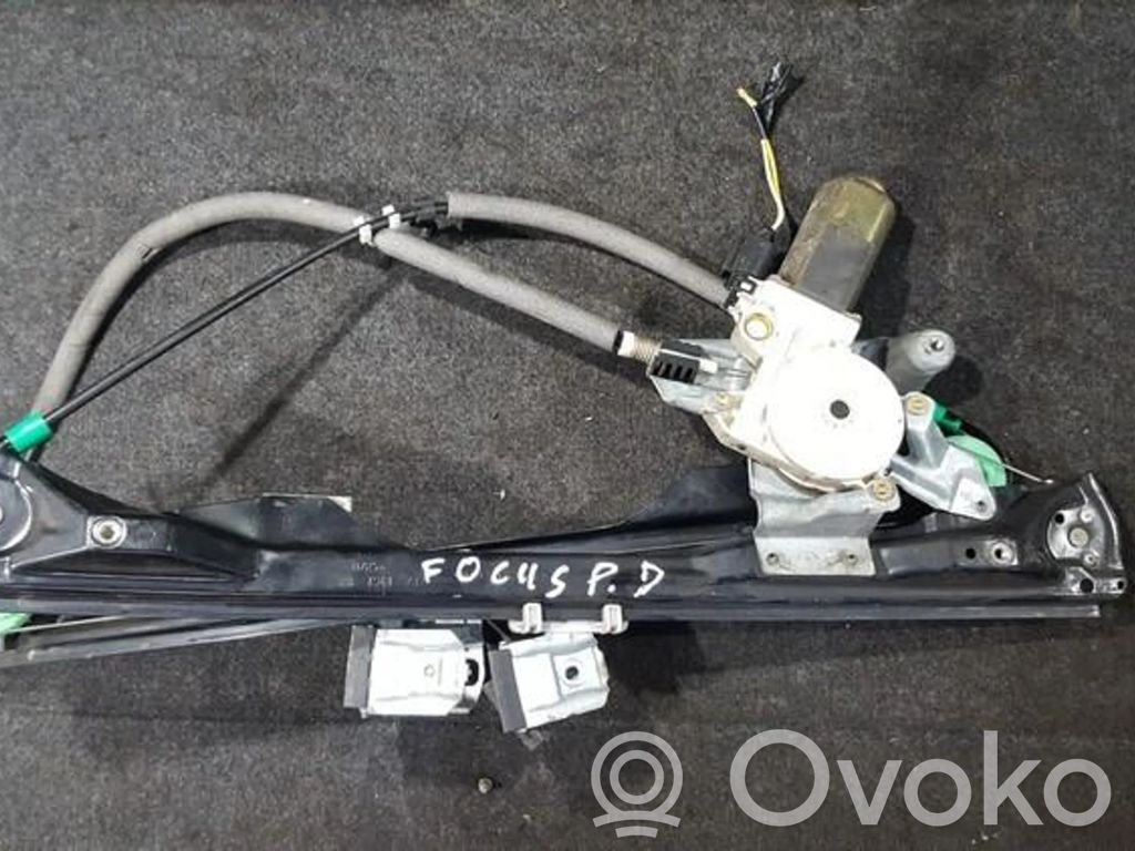 Regulador con motor de la ventanilla de la puerta corredera