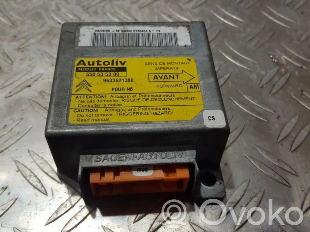 Centralina/modulo airbag   9633621380,550535300,550535300,9633621380