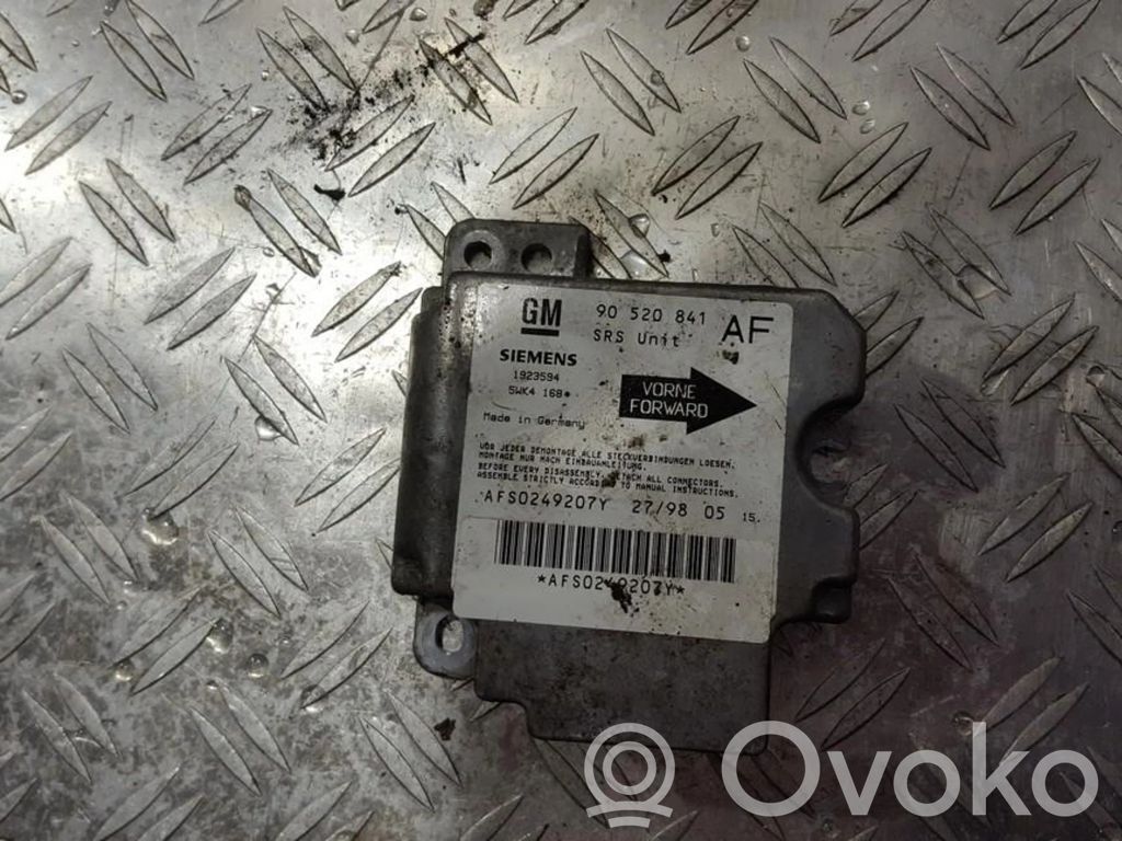 Opel Astra G Unitate/modul de comandă airbaguri 