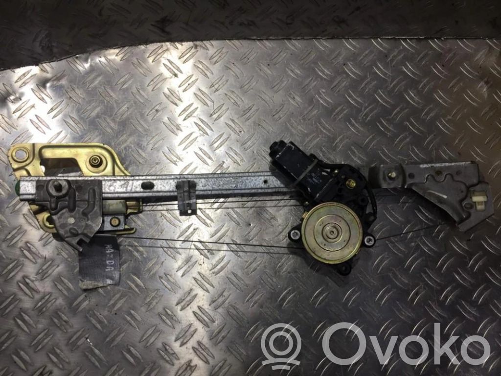 Regulador con motor de la ventanilla de la puerta corredera