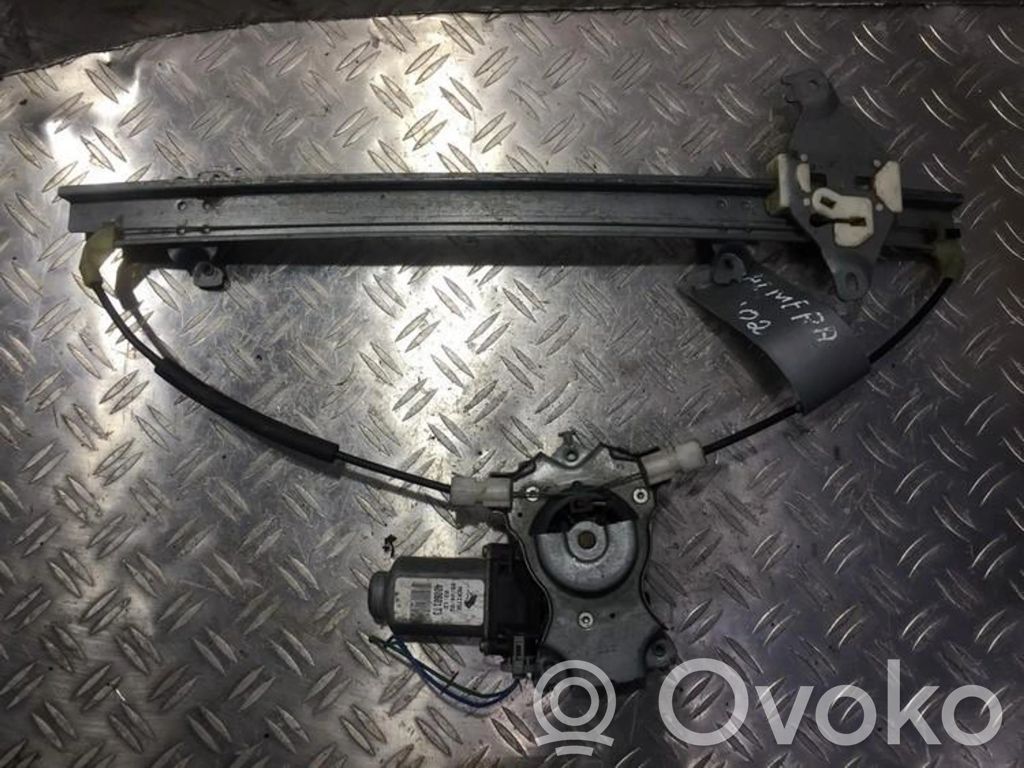 Regulador con motor de la ventanilla de la puerta corredera