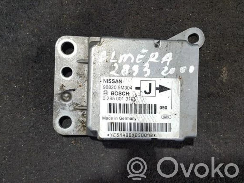 Centralina/modulo airbag   0285001319,988205M304,0285001319,988205M304