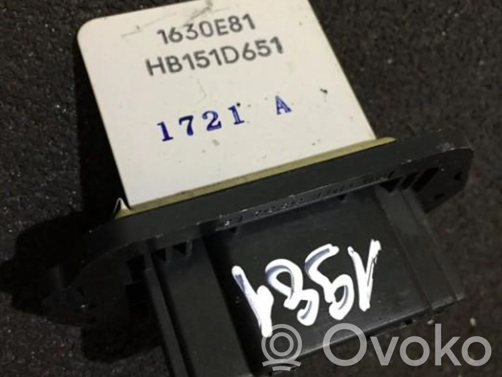 Rezystor / Opornik dmuchawy nawiewu   1630E81,HB151D651,1630E81,1721A,HB151D651