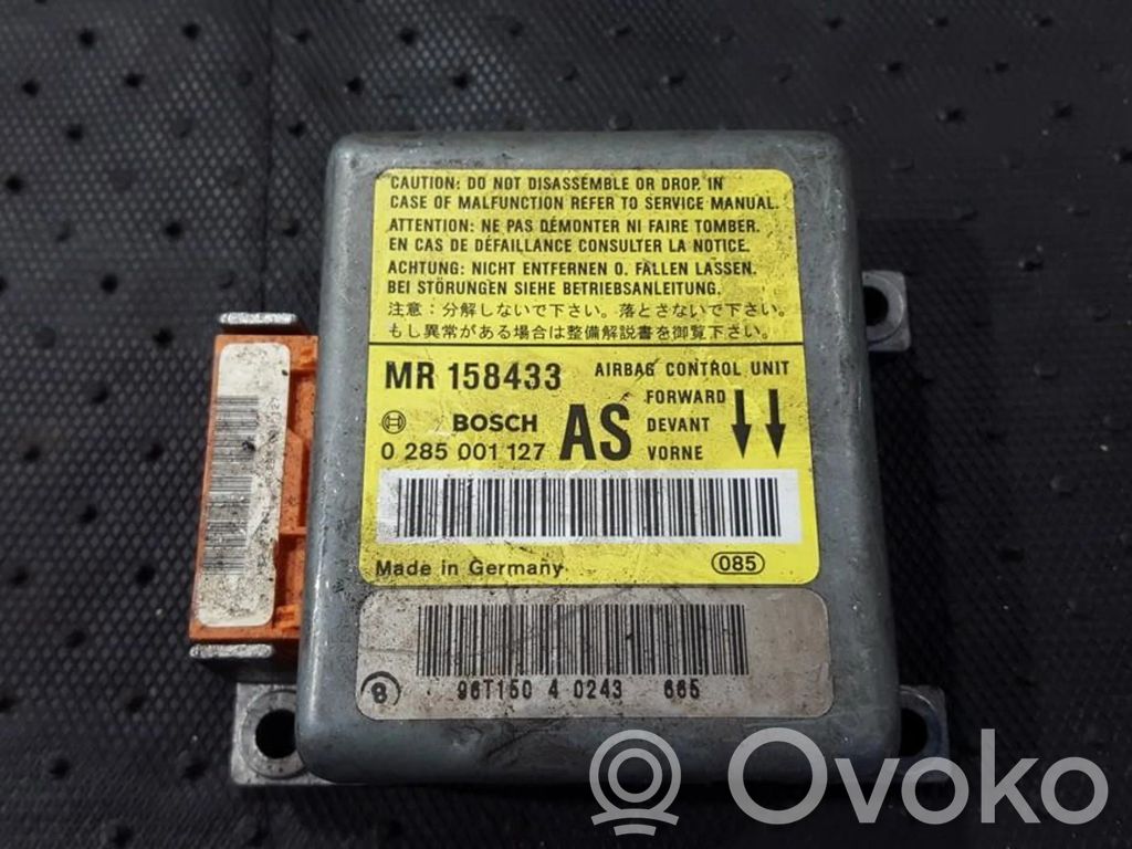 Unidad de control/módulo del Airbag   MR158433,0285001127,MR158433