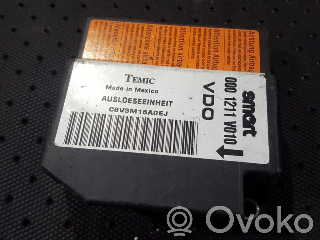 Smart ForTwo I MC01 Module de contrôle airbag 