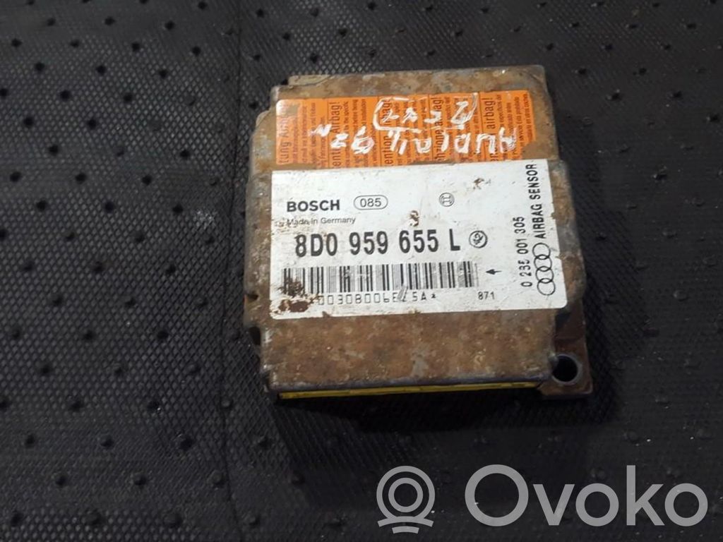 Unidad de control/módulo del Airbag   8D0959655L,0235001305,0235001305,8D0959655L