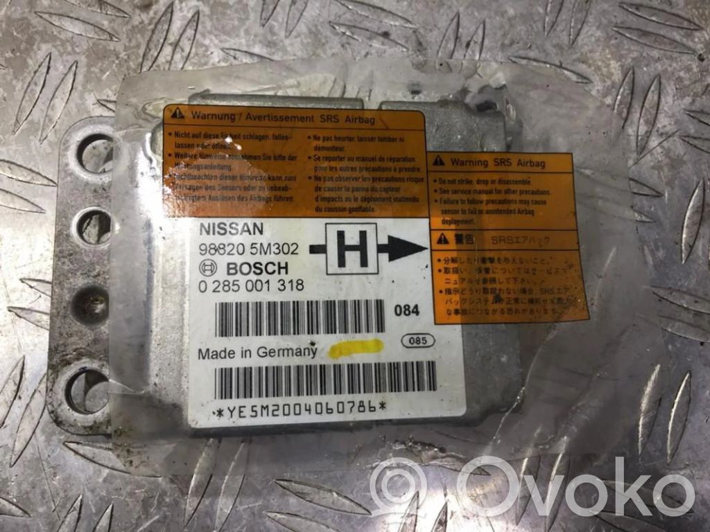 Nissan Almera N16 Module de contrôle airbag