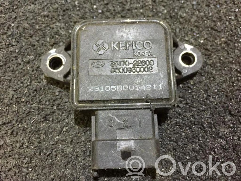 Hyundai Elantra Sensor de posición de la válvula de mariposa 