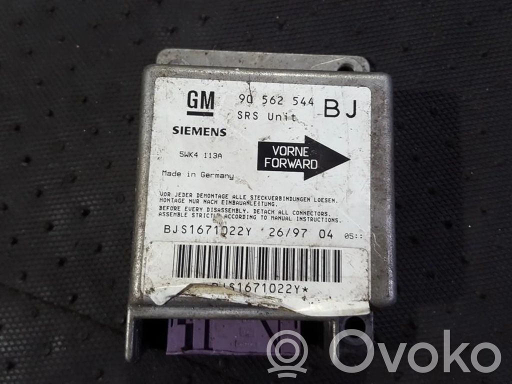 Opel Astra F Sterownik / Moduł Airbag 