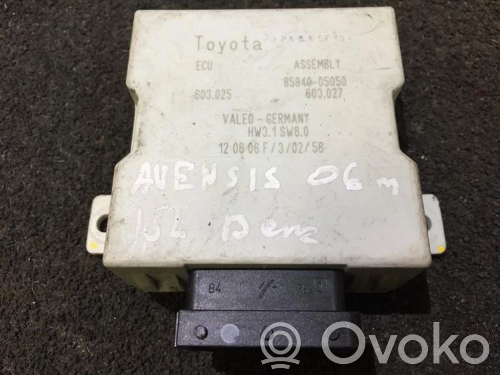 Toyota Avensis T250 Relè tergicristallo