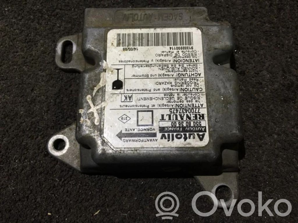 Renault Megane I Unitate/modul de comandă airbaguri 