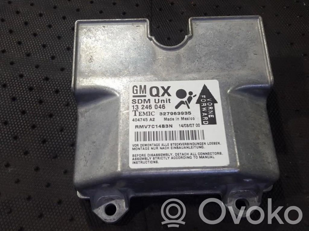 Centralina/modulo airbag   13246046,327963935,13246046,327963935