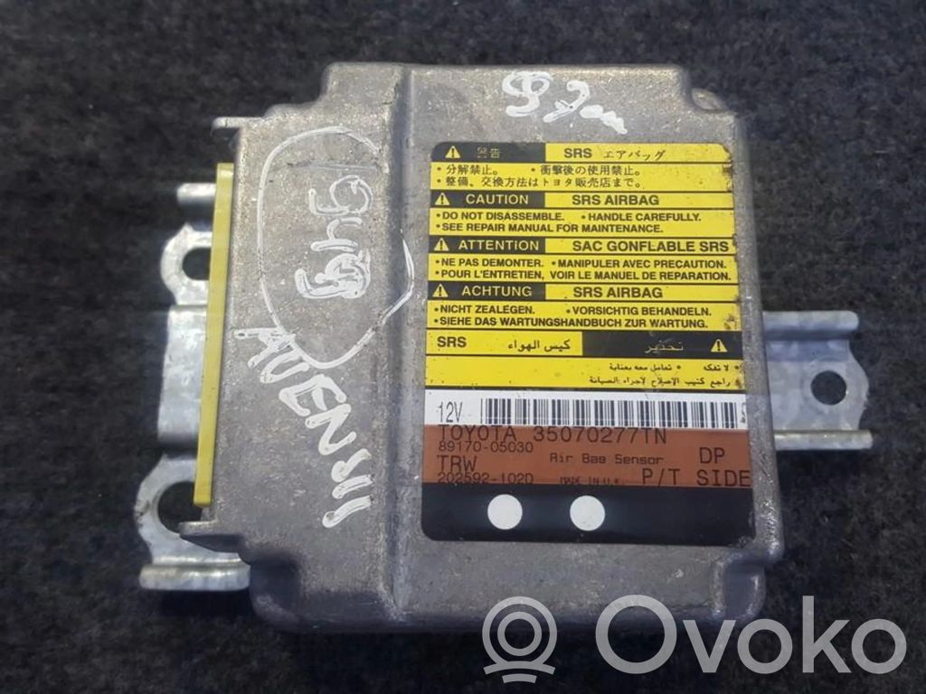 Toyota Avensis T220 Centralina/modulo airbag