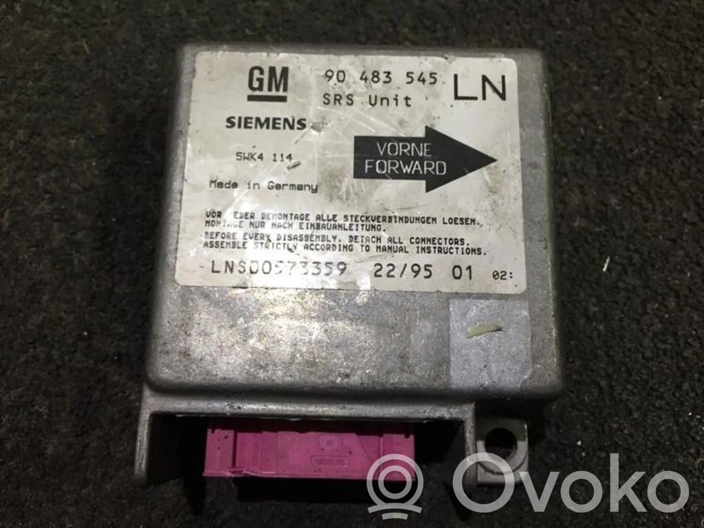 Opel Corsa B Sterownik / Moduł Airbag 