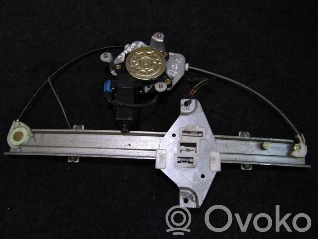 Regulador con motor de la ventanilla de la puerta corredera