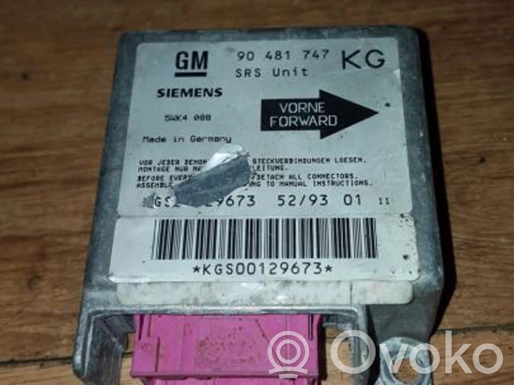 Opel Corsa B Airbag control unit/module 