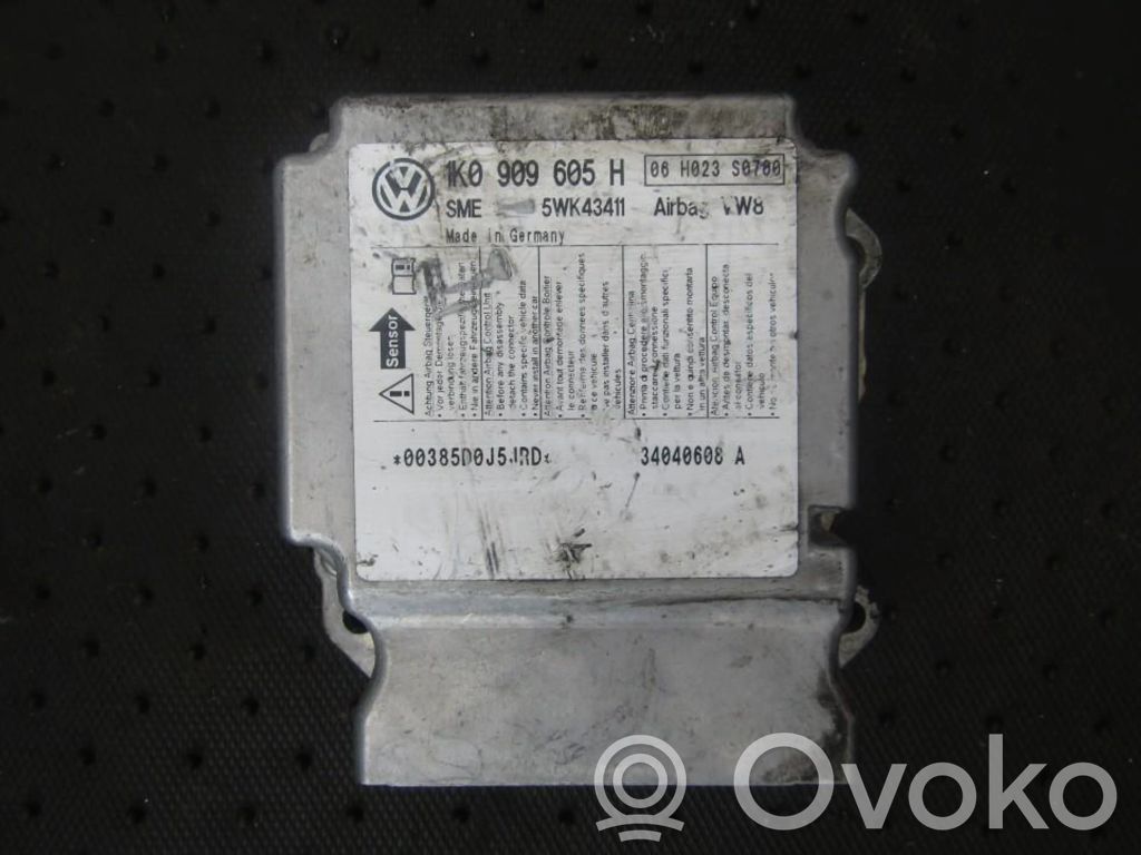 Volkswagen Golf V Unitate/modul de comandă airbaguri 