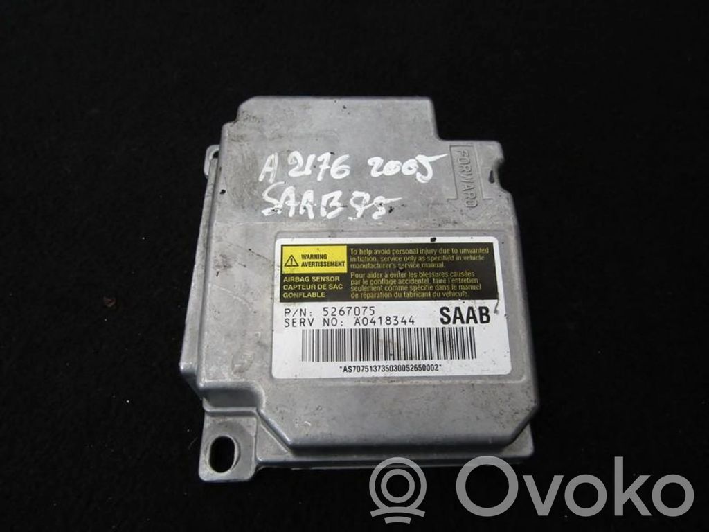 Airbag control unit/module   5267075,A0418344,5267075,A0418344