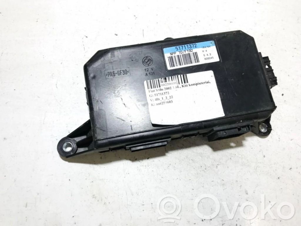 Fiat Stilo Other control units/modules 