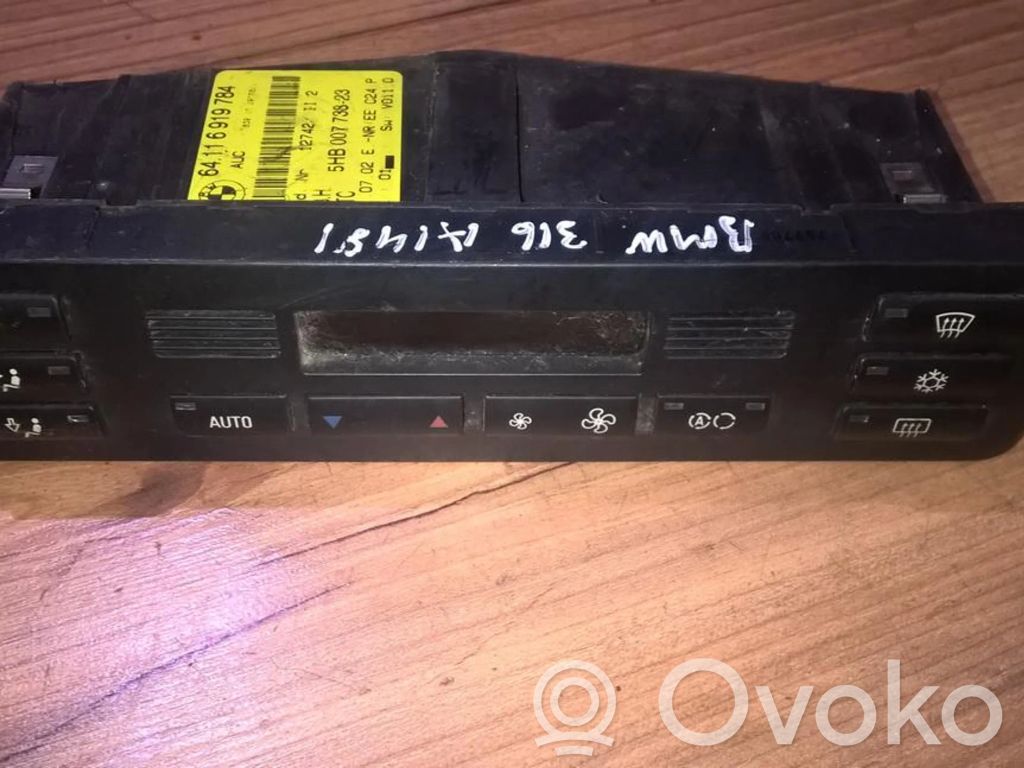 Climate control unit   64116919784,64116919784,5HB00773823,64116919784,64116919784