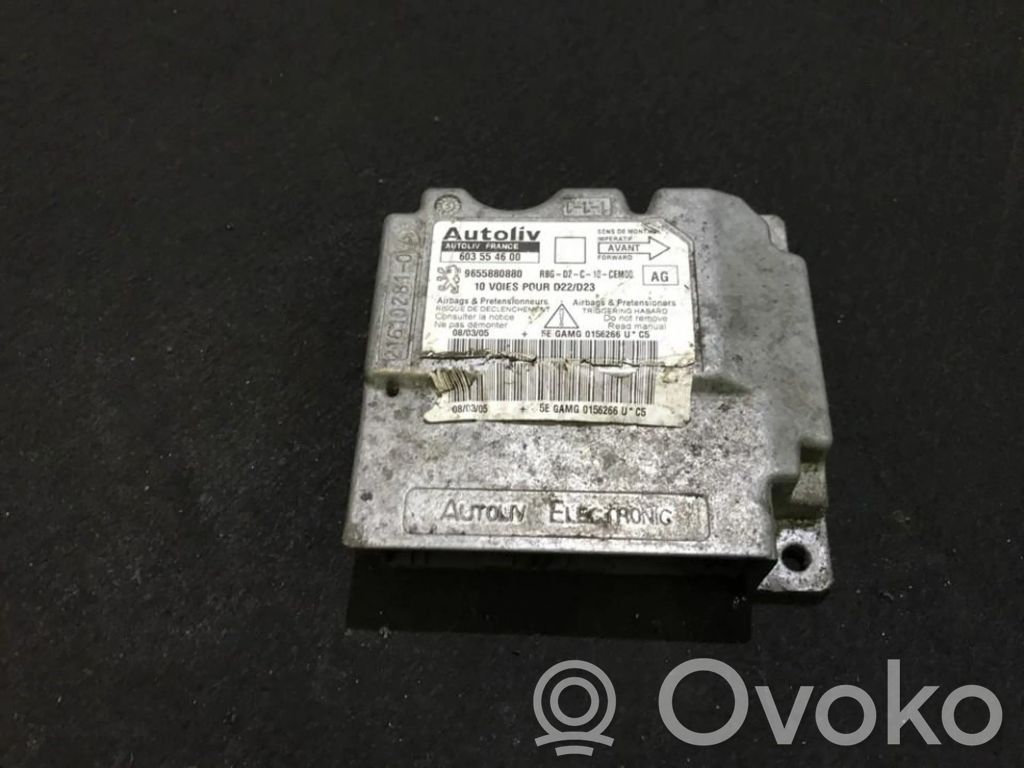 Centralina/modulo airbag   9655880880,603554600,603554600,9655880880