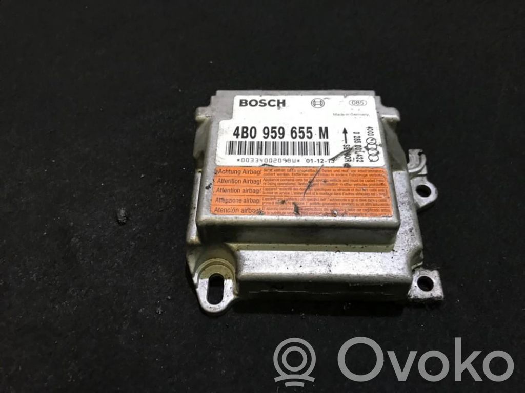 Unitate/modul de comandă airbaguri   4B0959655M,0285001432,0285001432,4B0959655M