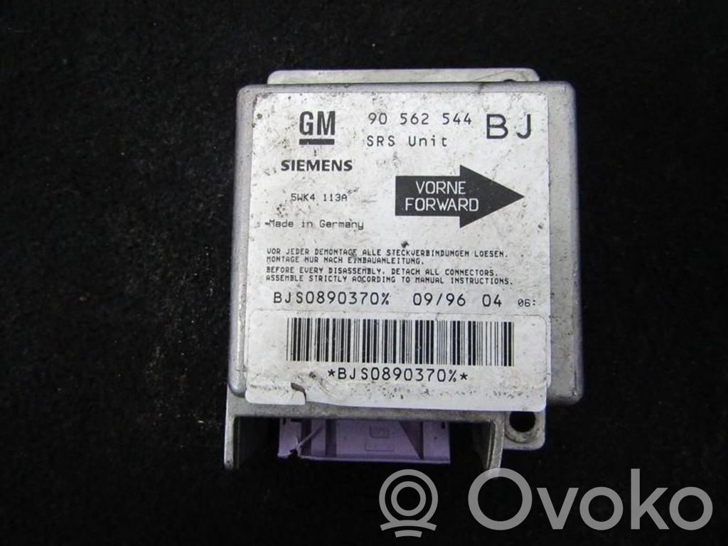 Opel Astra F Module de contrôle airbag