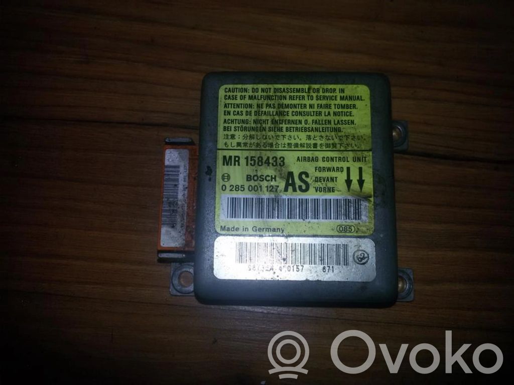 Centralina/modulo airbag   MR158433,0285001127,0285001127,MR158433