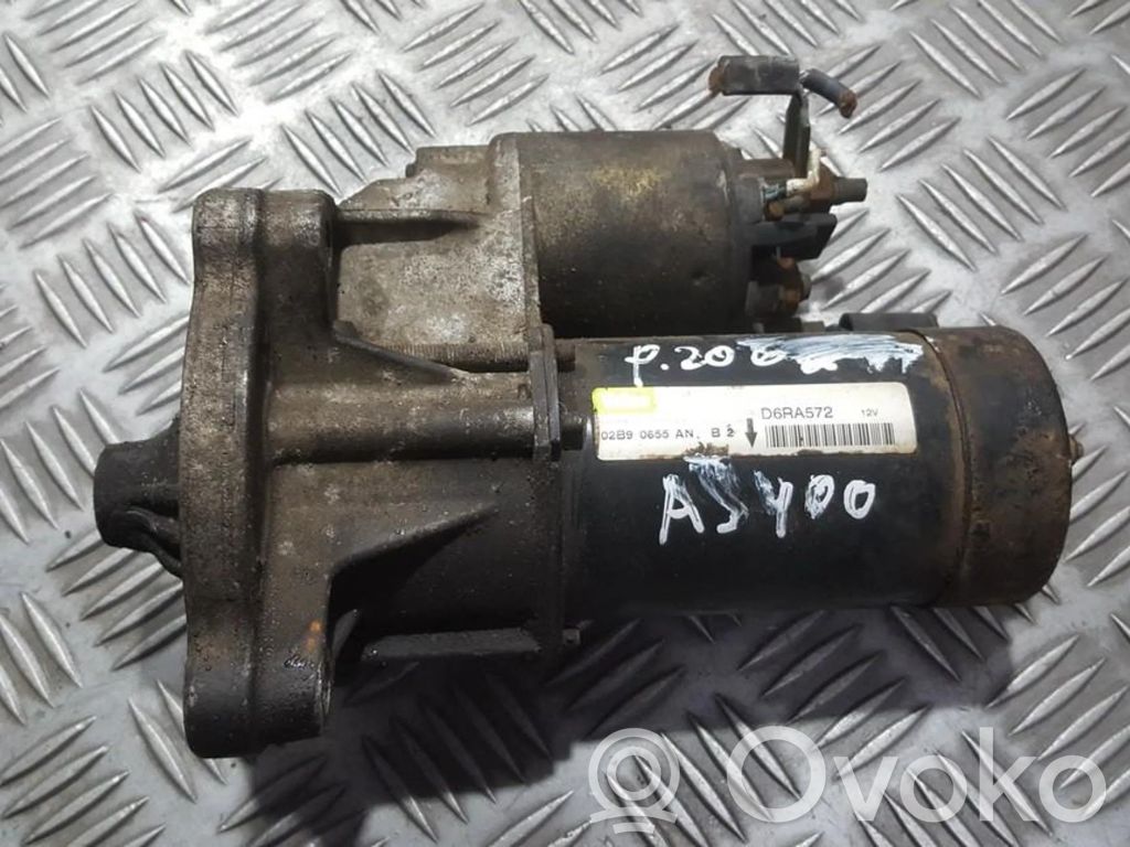 Démarreur   D6RA572,02B90655AN,02B90655AN,D6RA572
