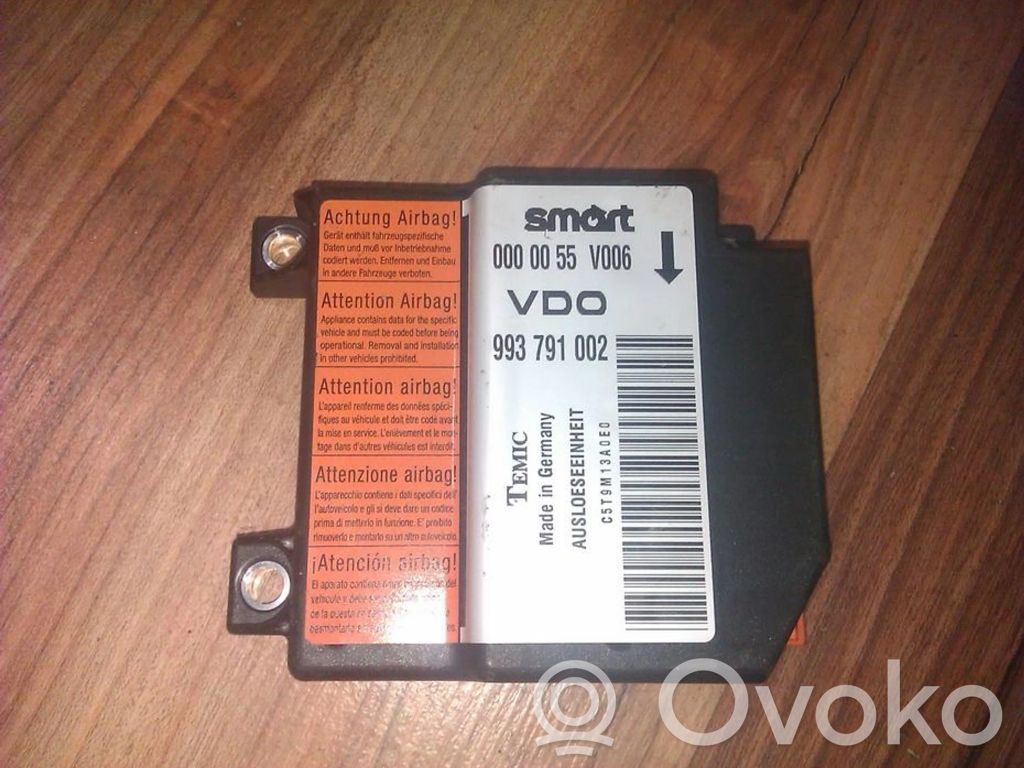Smart ForTwo I Airbag control unit/module 