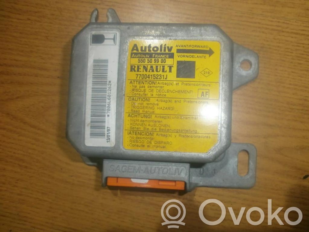 Renault Megane I Centralina/modulo airbag