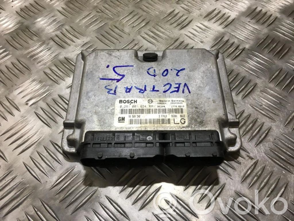 Engine control unit/module   0281001634,980304,0281001634,17700613,28SA3626,86304,90569348,980304,B97010863040613