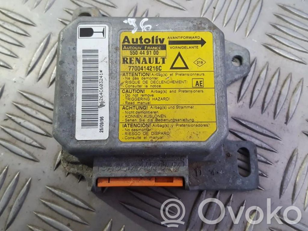 Renault Laguna I Airbag control unit/module 