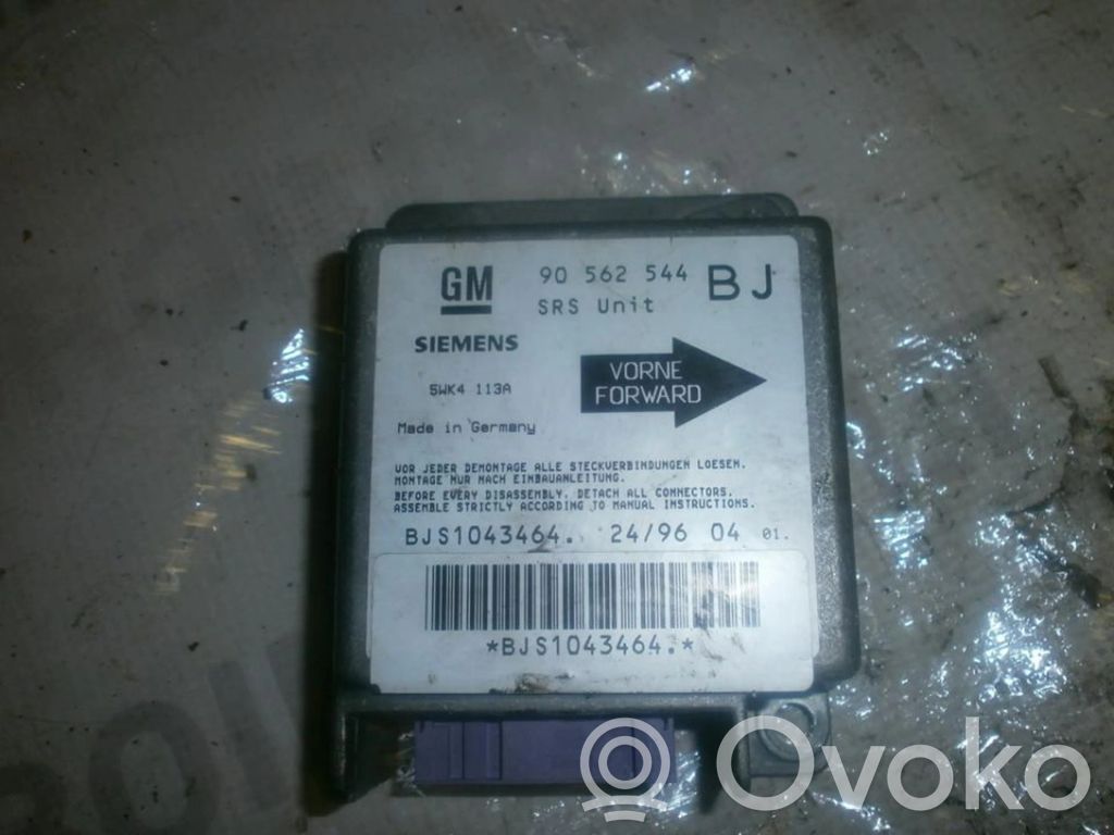 Opel Astra F Module de contrôle airbag
