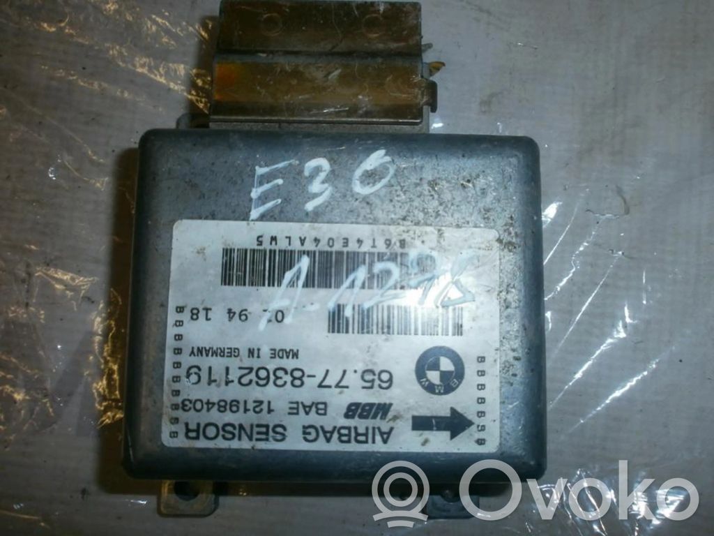 Unidad de control/módulo del Airbag   65778362119,12198403,12198403,65778362119