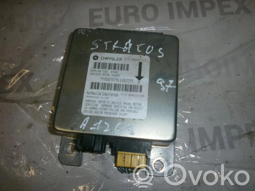 Chrysler Stratus Airbag control unit/module 