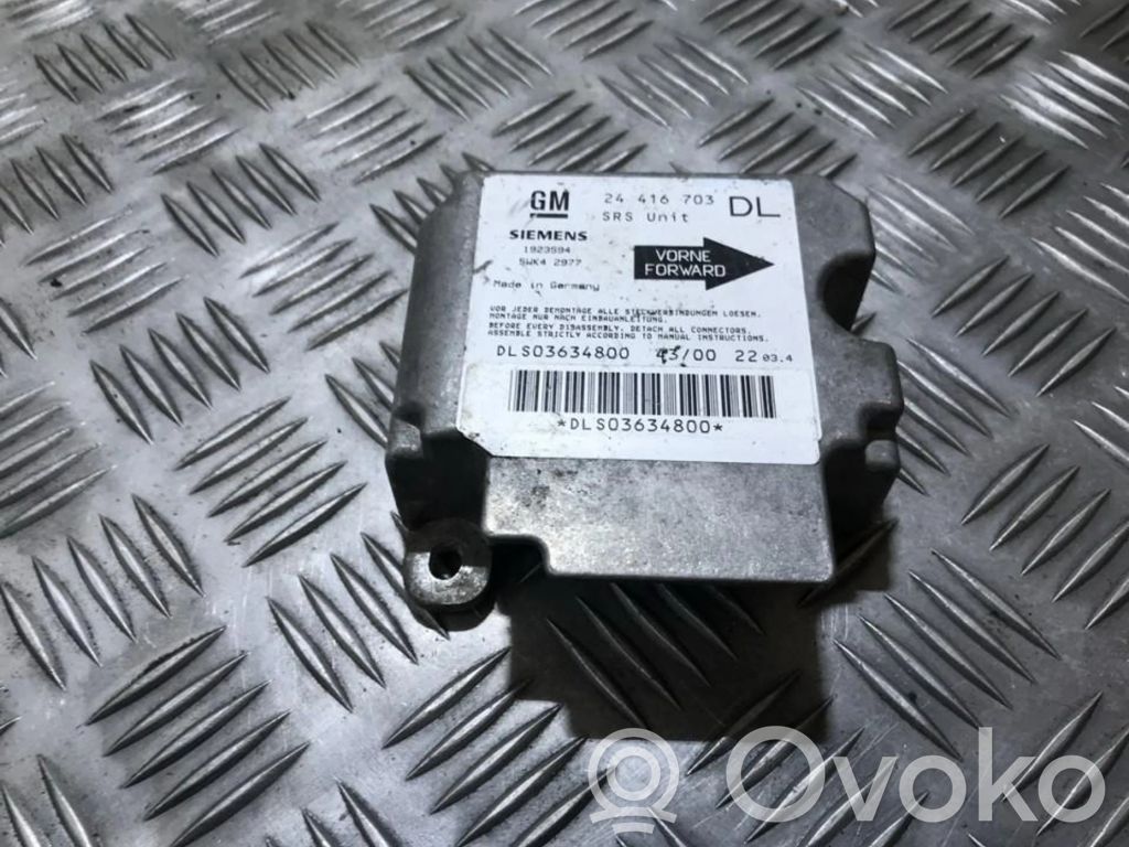 Centralina/modulo airbag   24416703DL,24416703,1923594,24416703,24416703DL,5WK42977