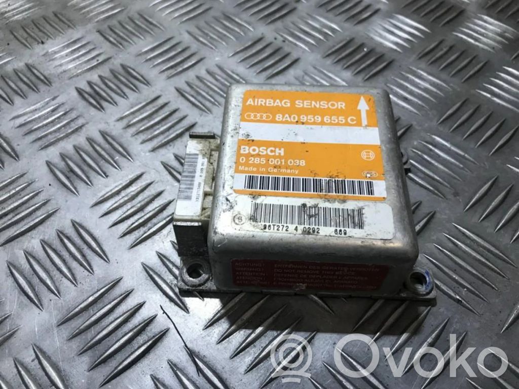 Unidad de control/módulo del Airbag   8A0959655C,0285001038,0285001038,8A0959655C