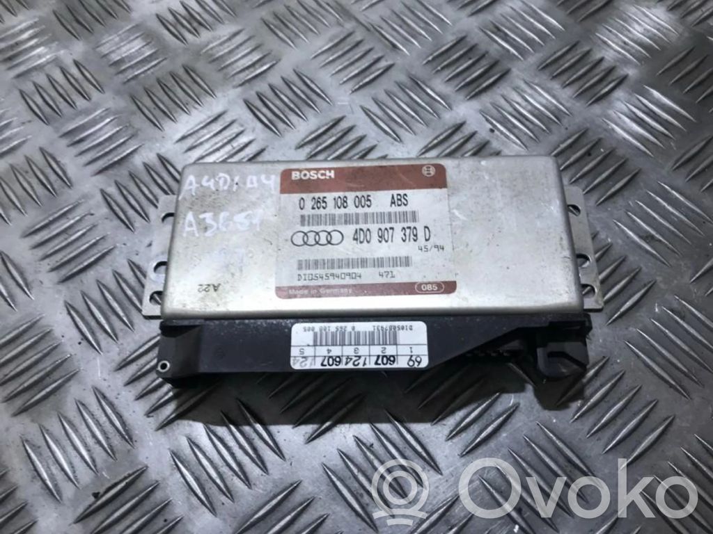 ABS control unit/module   0265108005,4D0907379D,0265108005,4D0907379D
