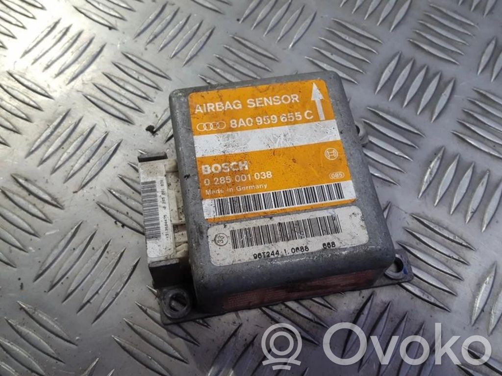 Centralina/modulo airbag   8A0959655C,0285001038,0285001038,8A0959655C