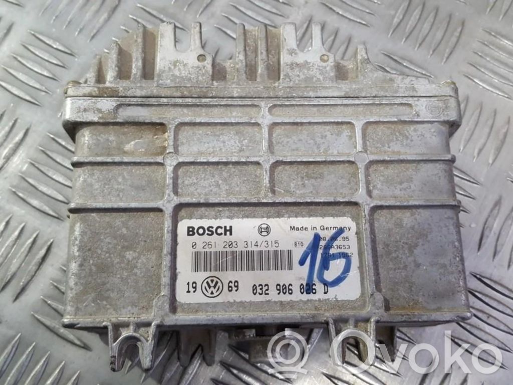 Centralina/modulo del motore   032906026D,0261203314,0261203314,032906026D