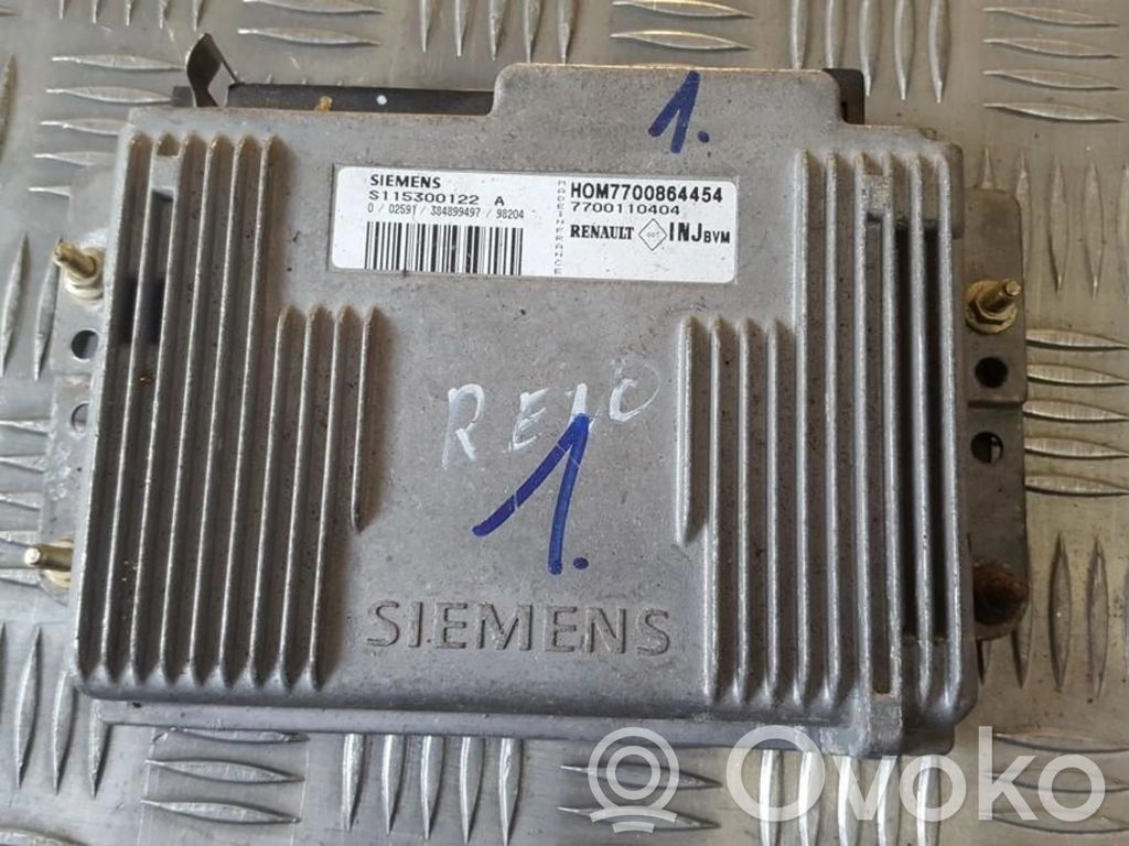 Renault Megane I Sterownik / Moduł ECU 