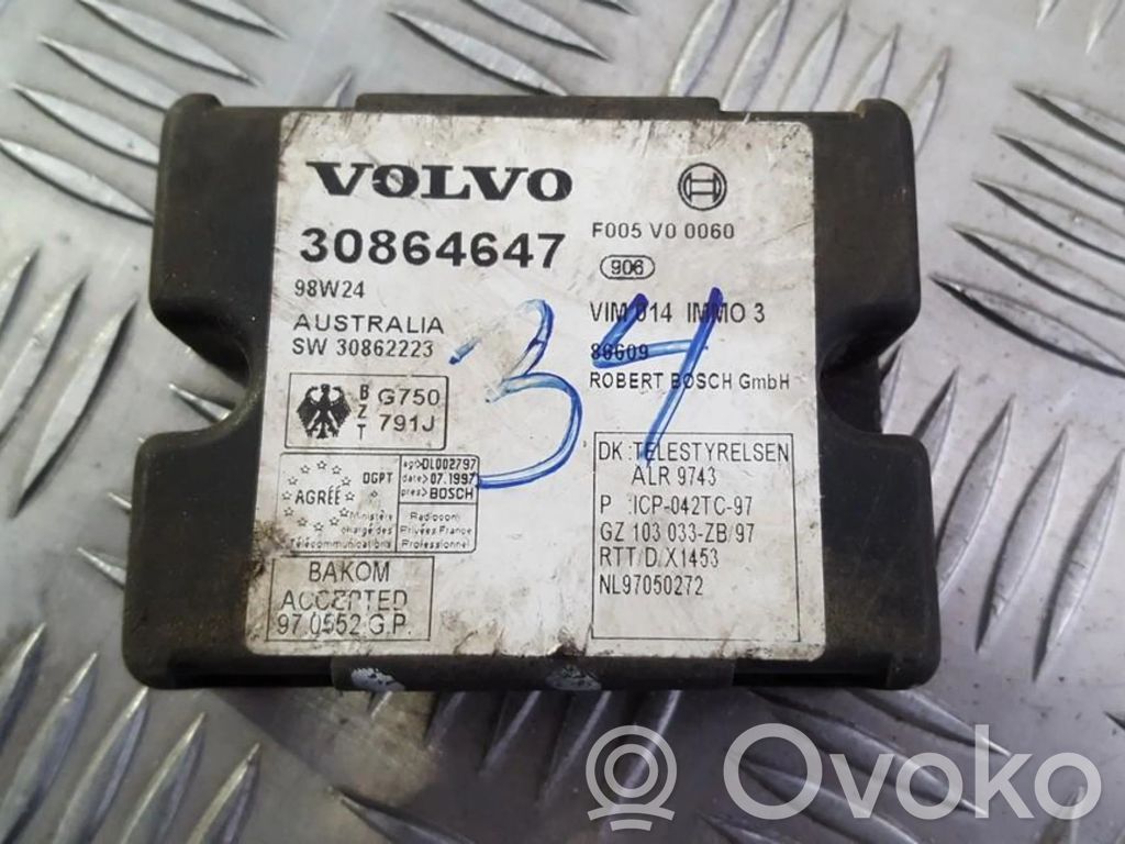 Volvo S40, V40 Centralina/modulo immobilizzatore 