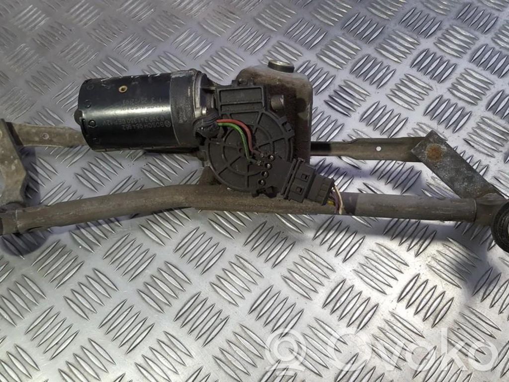 Peugeot 206 Mechanizm i silniczek wycieraczek szyby przedniej / czołowej 